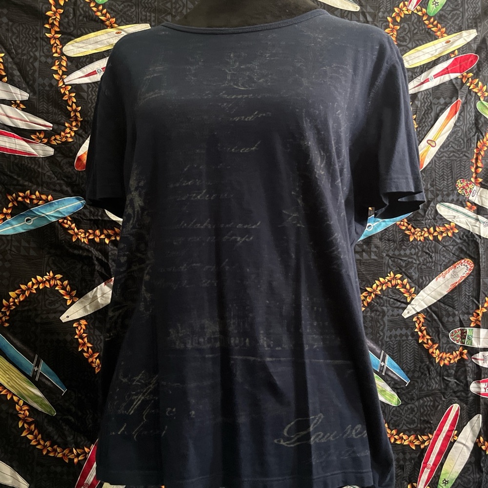 Ralph Lauren Dark Blue Graphic Tee
